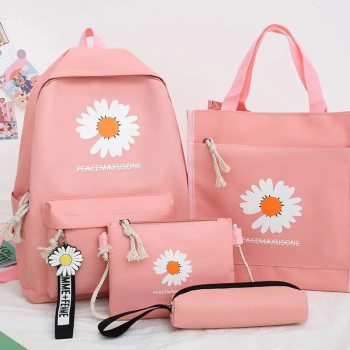 Рюкзак жіночий 4в1 Рожевий