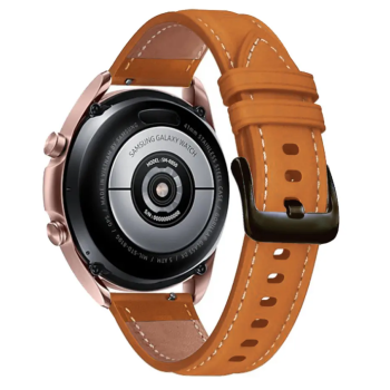 Ремінець для годинника з натуральної шкіри  із системою швидкої заміни 22 мм Світло-коричневий