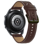 Ремінець для годинника з натуральної шкіри  із системою швидкої заміни 20 мм Темно-коричневий