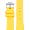 Силіконовий ремінець для годинника Omega Swatch Жовтий