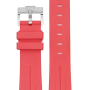 Силіконовий ремінець для годинника Omega Swatch Червоний