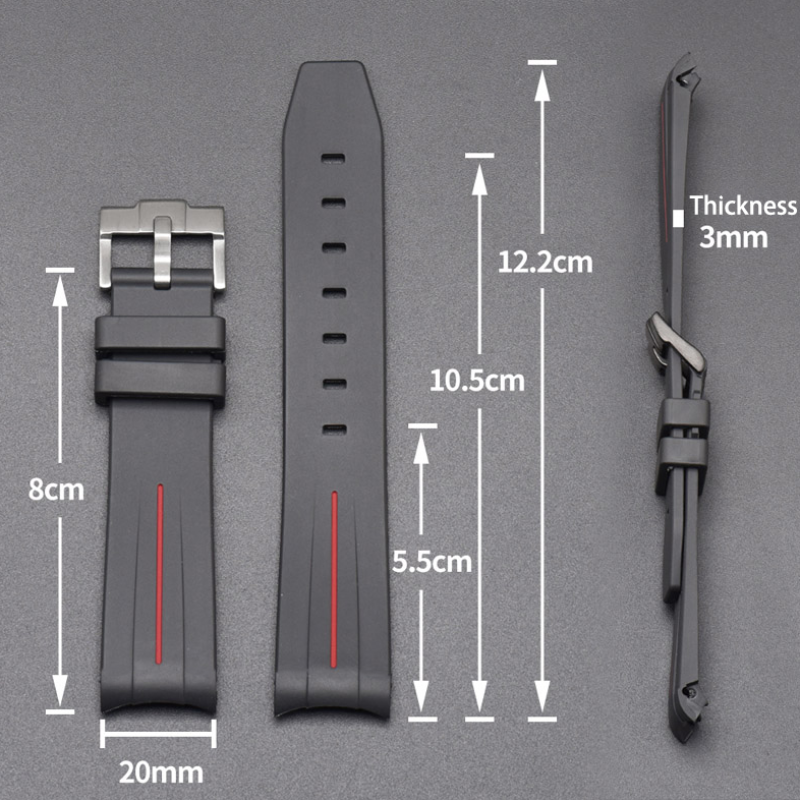 Силіконовий ремінець для годинника Omega Swatch Білий