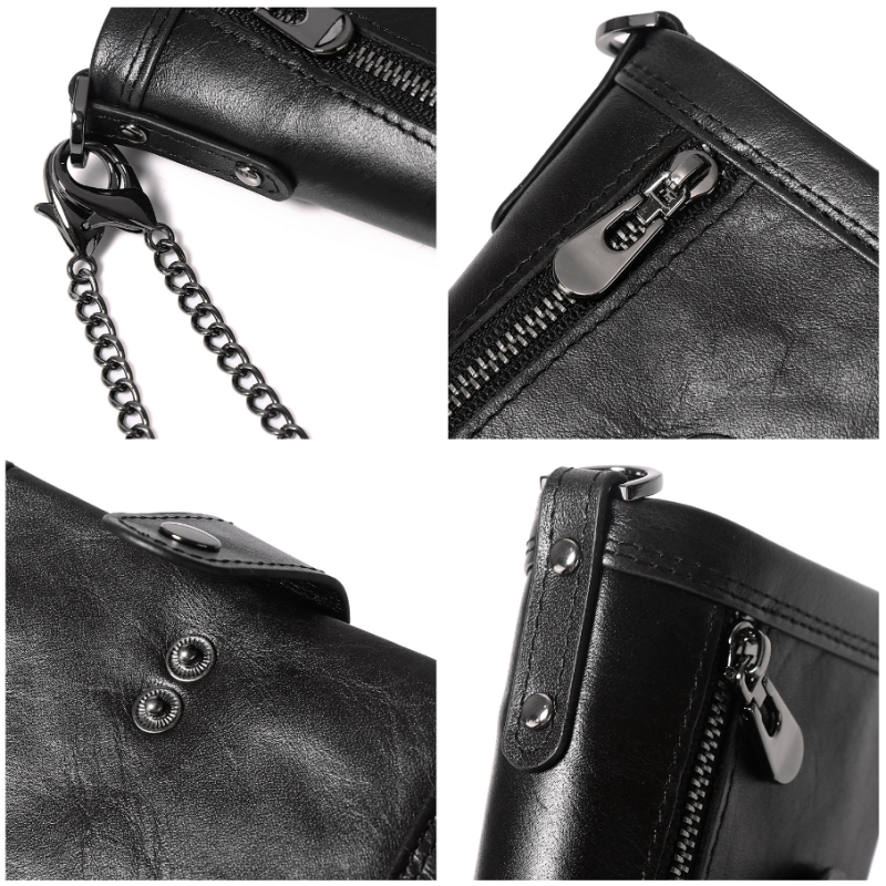 Чоловічий шкіряний гаманець із натуральної шкіри