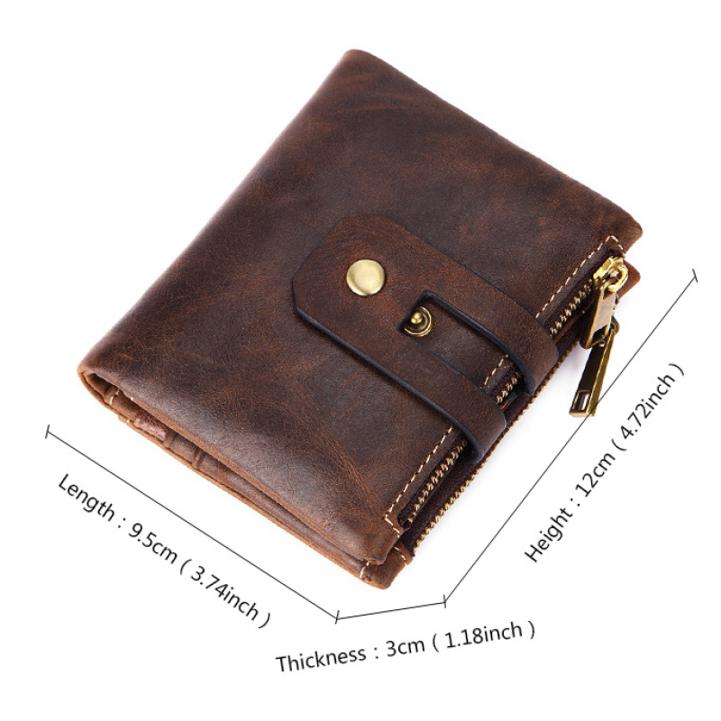 Шкіряний гаманець із натуральної шкіри