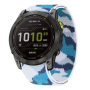 Тканинний ремінець для Garmin Fenix 7/6 Pro/6 Supphire/Fenix 5-5 Plus/Forenner 945/MARQ/22 мм Блакитний камуфляж