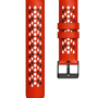 Силіконовий м'який змінний ремінець для годинника, із системою швидкої заміни, 22 мм Червоний