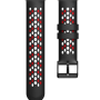 Силіконовий ремінець для Huami Amazfit Stratos / Amazfit Pace / GTR 47 MM / GTR 2 / 2e / Amazfit GTR 3 Чорний з червоним