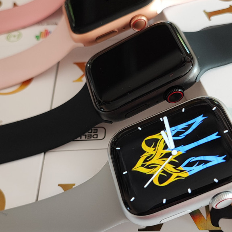 Розумний смарт годинник Smart Watch GS8 Pro Max 45mm смарт-годинник з українською мовою та функцією дзвінка Срібло-глянець