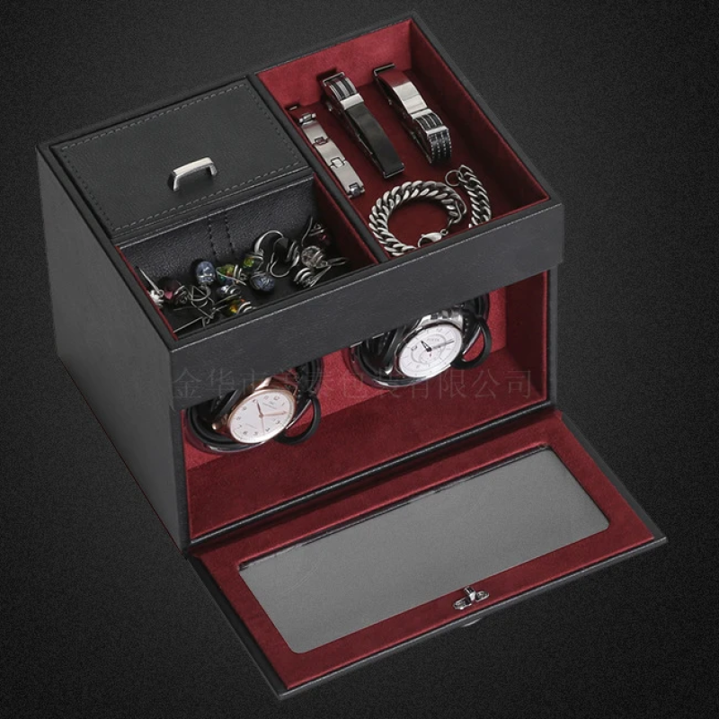 Скринька для підзаводу годинника віндер тайммувер  Червона