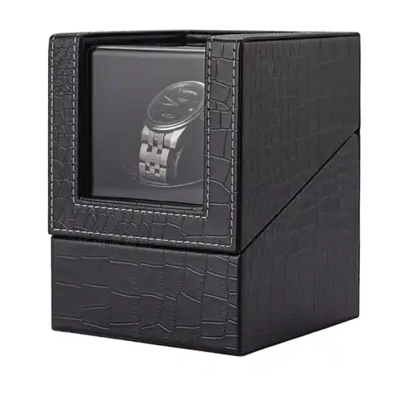 Скринька для підзаводу годинника. Віндер для годинника. Тайммувер. Чорна