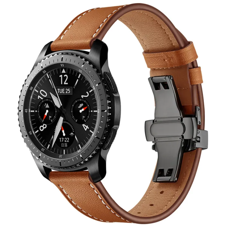 Шкіряний ремінець  Samsung Galaxy Watch 3 45mm / Gear S3 Frontier / Galaxy Watch 46 мм і д.