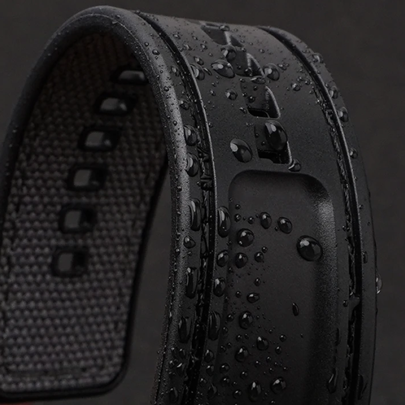 Ремінець для годинника, каучук + тканина  із системою швидкої заміни, 22 мм