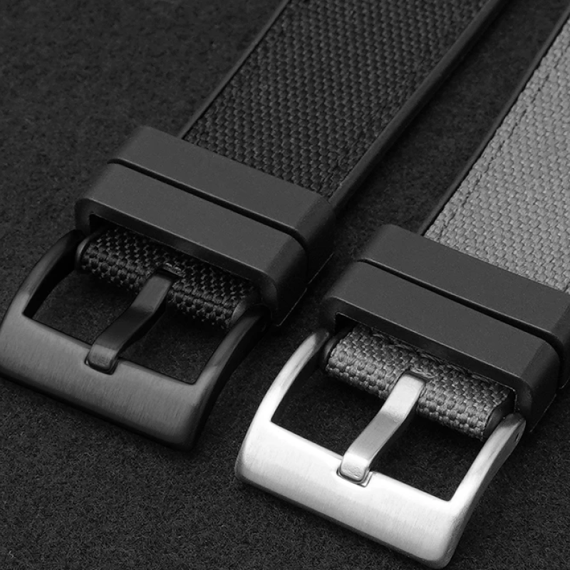 Ремінець  каучук+тканина  для Huawei Watch GT 2 46 мм / GT2 Pro / GT 2e / Watch 3 / Watch 3 Pro