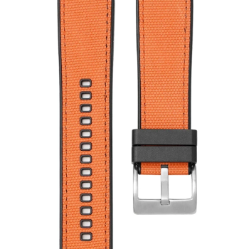 Ремінець каучук + тканина  для Huami Amazfit Stratos / Amazfit Pace / GTR 47 MM / GTR 2 /  2e / Amazfit GTR 3 Жовтогарячий