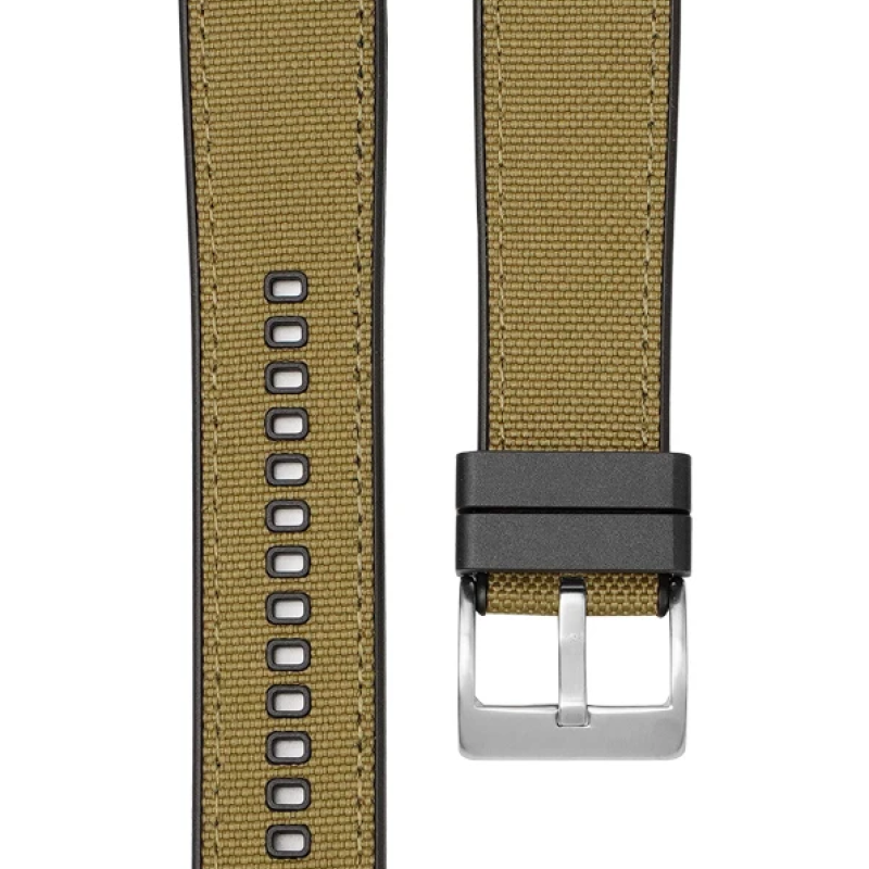 Ремінець каучук + тканина  для Huami Amazfit Stratos / Amazfit Pace / GTR 47 MM / GTR 2 /  2e / Amazfit GTR 3 Хакі