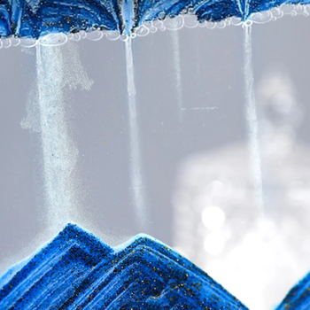 Пісочна картина Блакитний