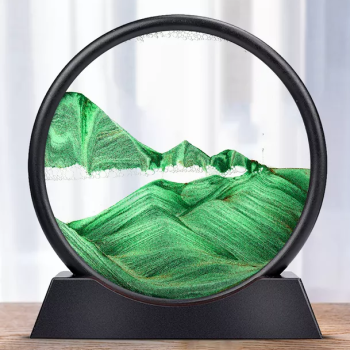 Пісочна картина Чорний з золотом