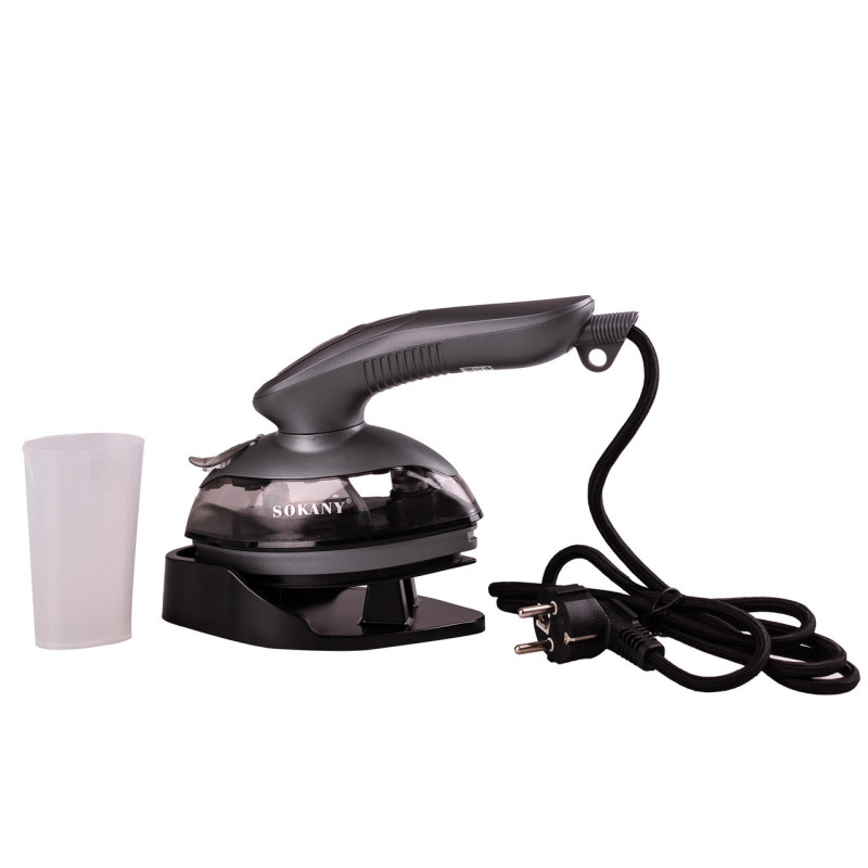 Відпарювач портативний для одягу 1600 Вт дорожня міні праска для сухого та вологого прасування Sokany