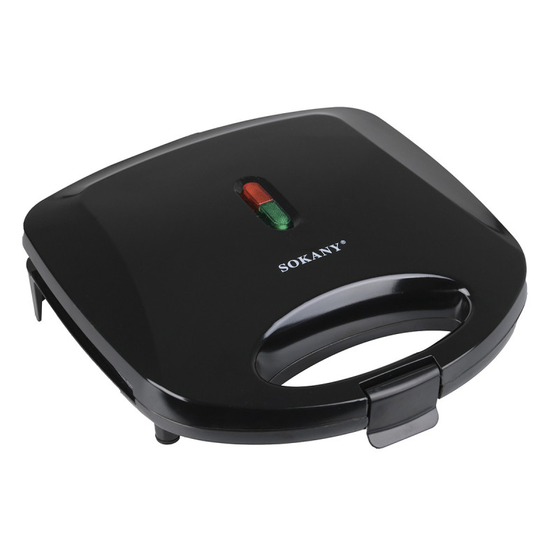 Вафельниця електрична 800 Вт двостороннє нагрівання антипригарне покриття Sokany SK-BBQ-137