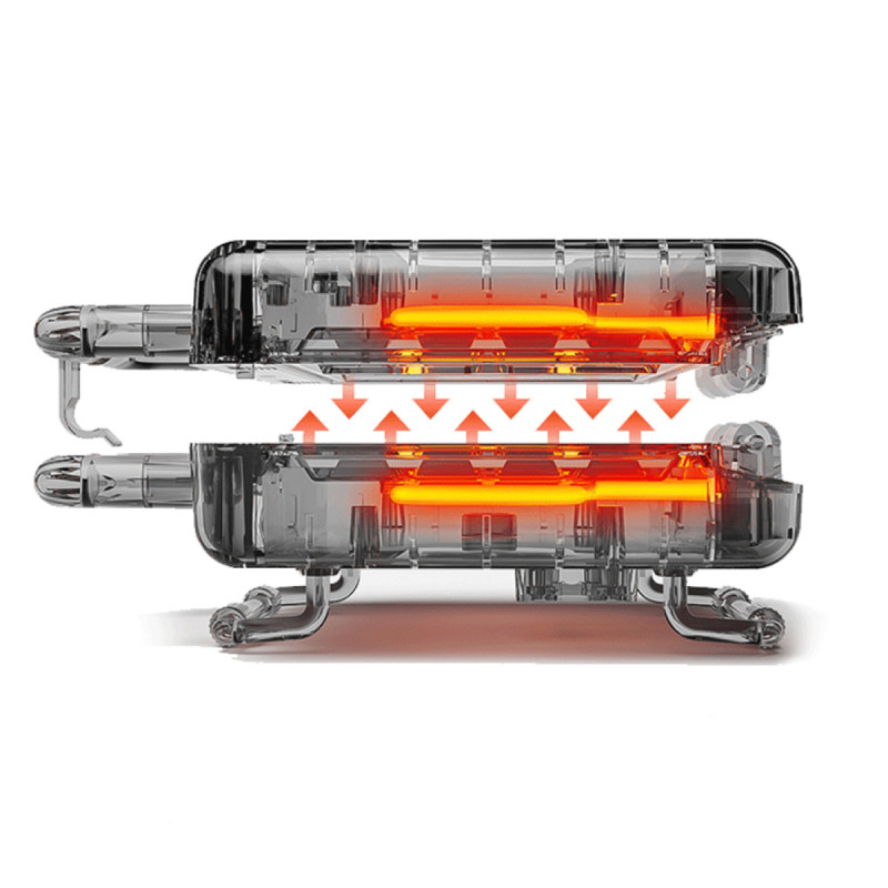 Електрогриль контактний сендвічниця 2000 Вт двосторонній нагрівання антипригарне покриття Sokany SK-202