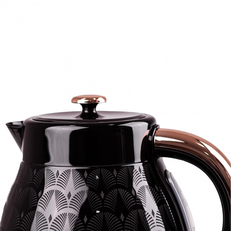 Електрочайник стильний безшумний дисковий 1,7 л 2200 Вт Sokany SK-1030