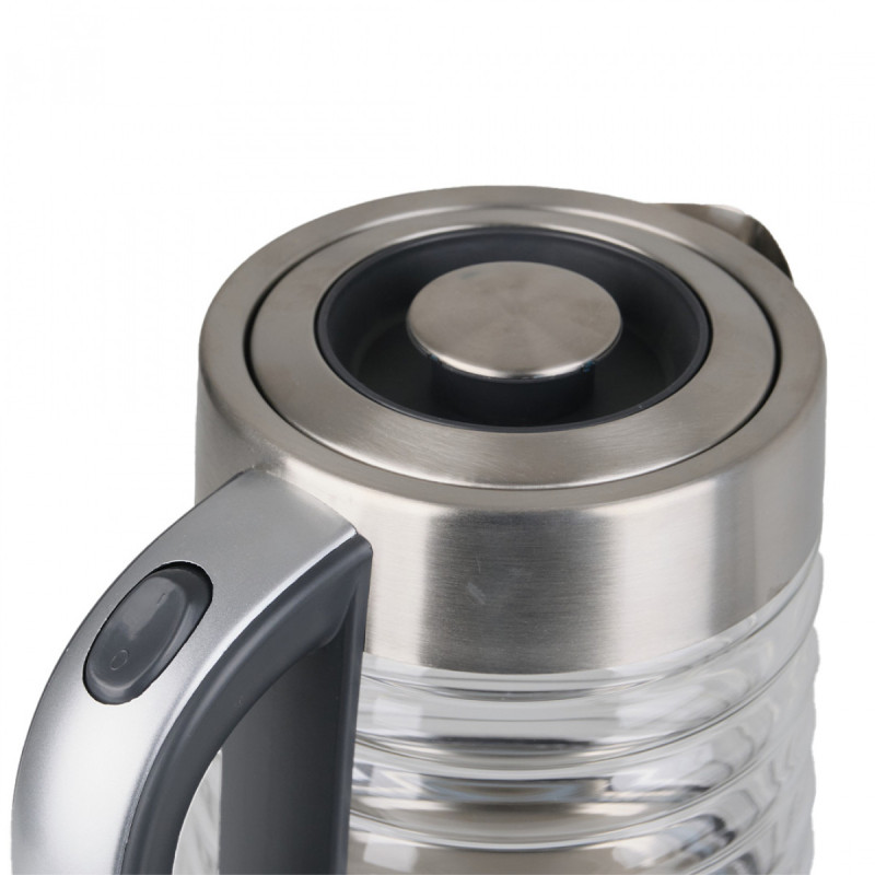 Електрочайник скляний з підсвічуванням безшумний 2.2 л 2000 Вт Sokany SK-1027