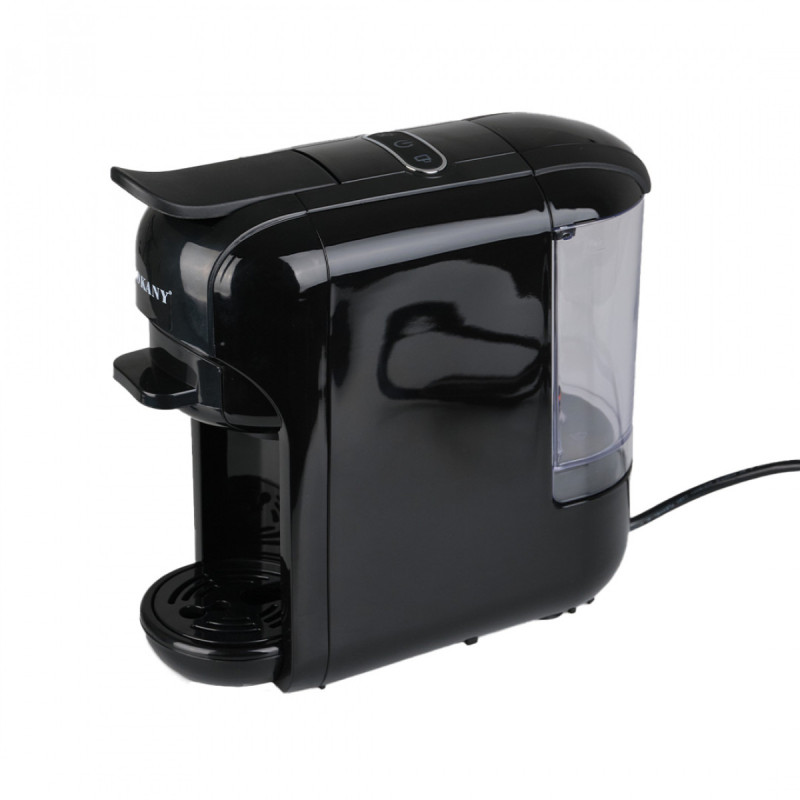 Кавоварка електрична для дому 3 в 1 перехідники на 2 види капсул 1450 Вт 600 мл Sokany SK-516