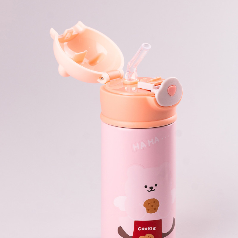 Термос дитячий з поїльником 300 мл термокухоль із нержавіючої сталі до 12 годин