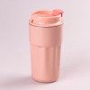 Термос металевий 450 мл термокухоль із нержавіючої сталі до 12 годин Рожевий