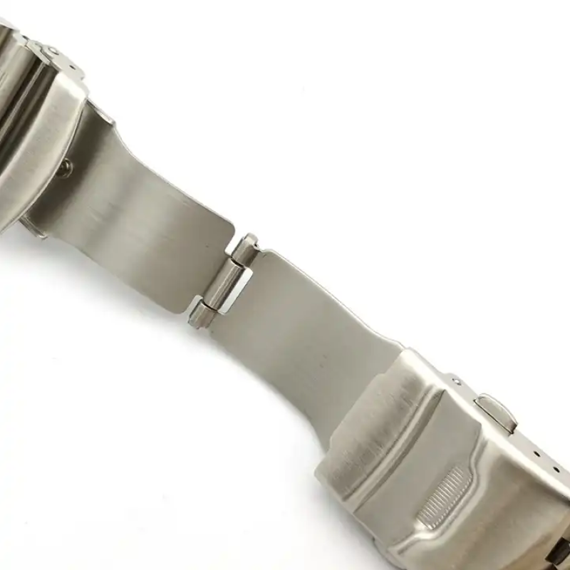 Браслет для годинника з нержавіючої сталі 22 мм, кріплення край рівний / півмісяць