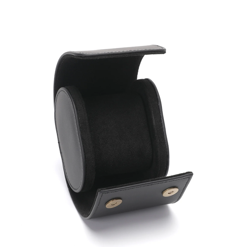 Бокс, скринька, футляр для годинника на 1 відділення з натуральної шкіри. CRAZY HORSE