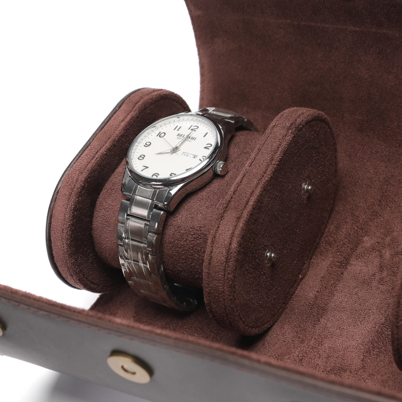 Бокс, скринька, футляр для годинника на 1 відділення з натуральної шкіри. CRAZY HORSE