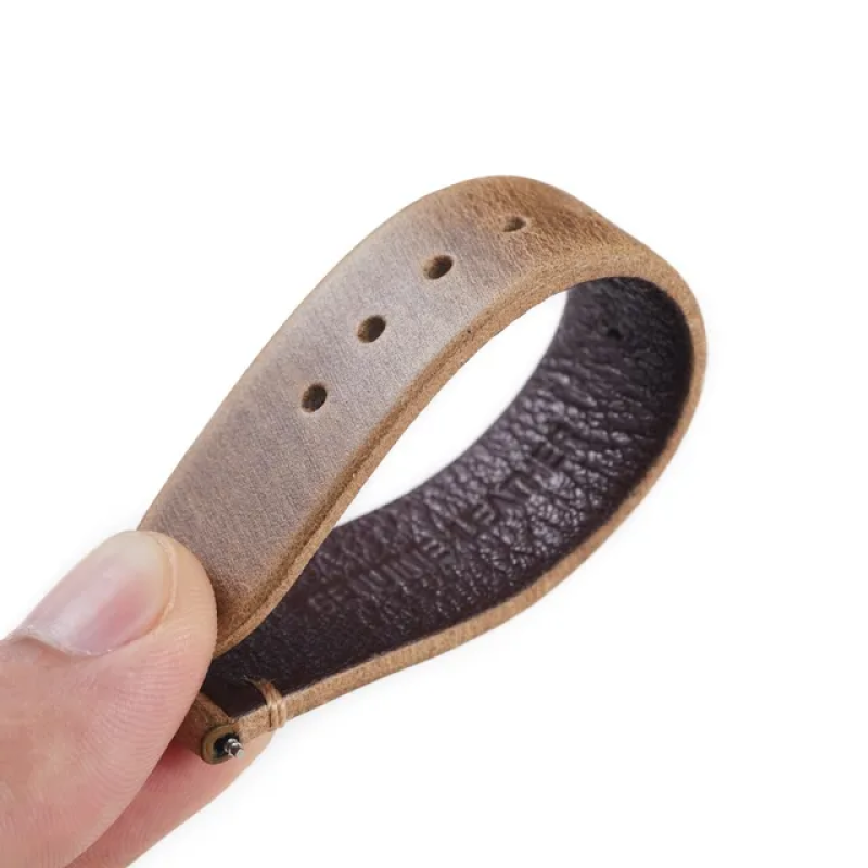 Ремінець для годинника з натуральної італійської шкіри 22 мм