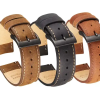 Ремінець для годинника з натуральної шкіри, із системою швидкої заміни 22 мм