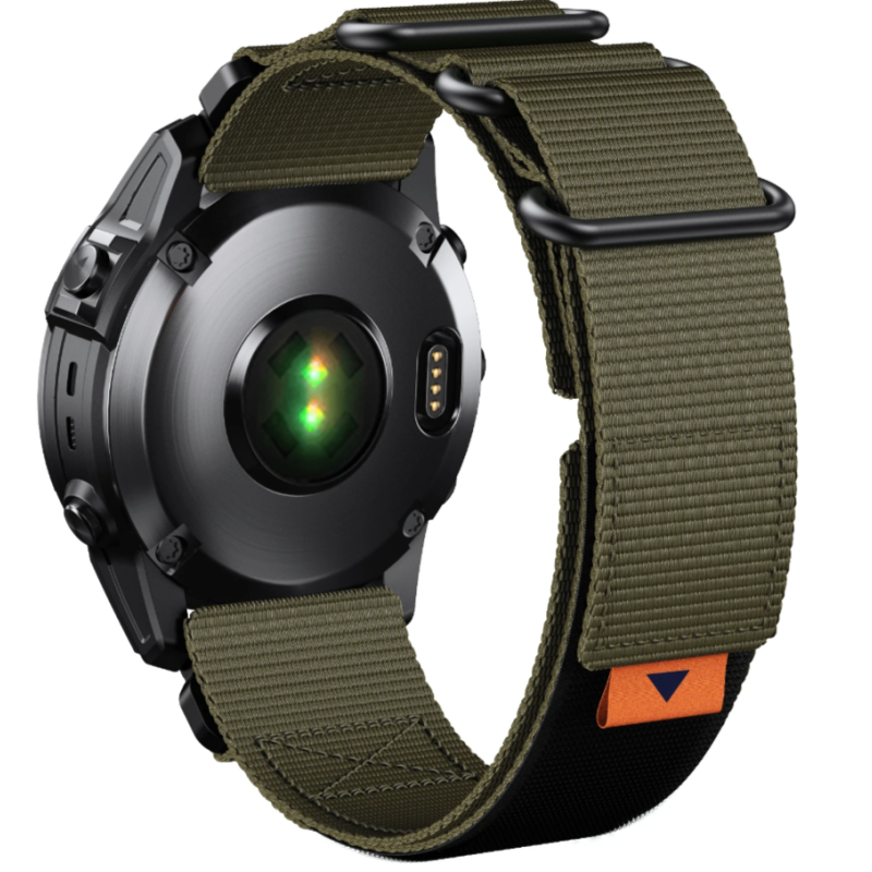 Тканинний ремінець для Garmin Fenix Epix Pro / Instinct 2X /  Tactix 7 / Enduro / Descent 26 MM Зелений