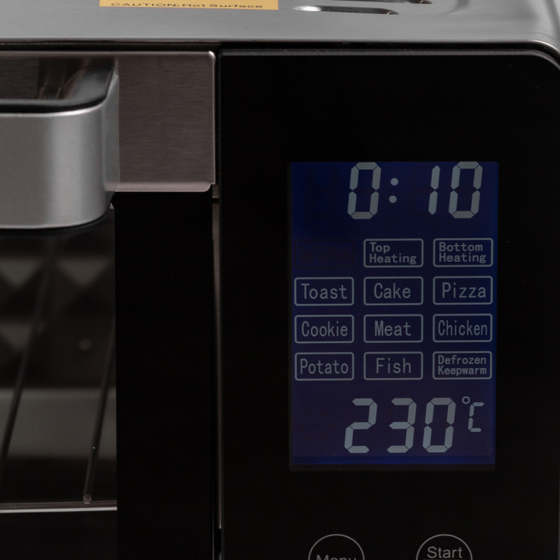 Духовка електрична настільна 1500 Вт 35 л електропіч для дому з таймером SK-10009