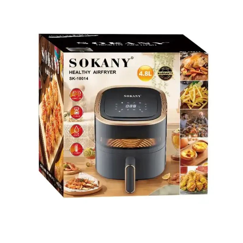 Аерофритюрниця Sokany Healthy AirFryer 1300W 4.8l мультипічі аерогрилі