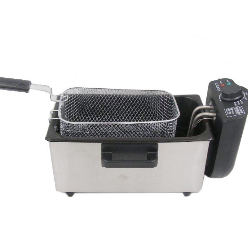 Фритюрниця електрична 3.5 л 2000 Вт температура від 190 С захист від перегріву SOKANY WJ-800