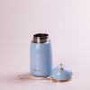 Термос металевий 380 мл з нержавіючої сталі до 12 годин Блакитний