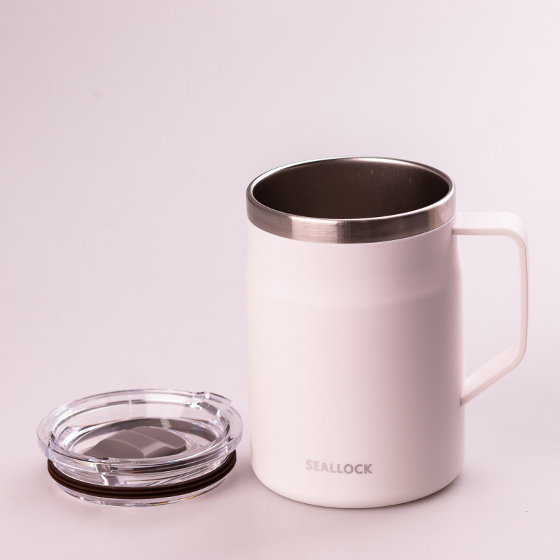 Термос металевий 550 мл термокружка з нержавіючої сталі до 12 годин Сірий