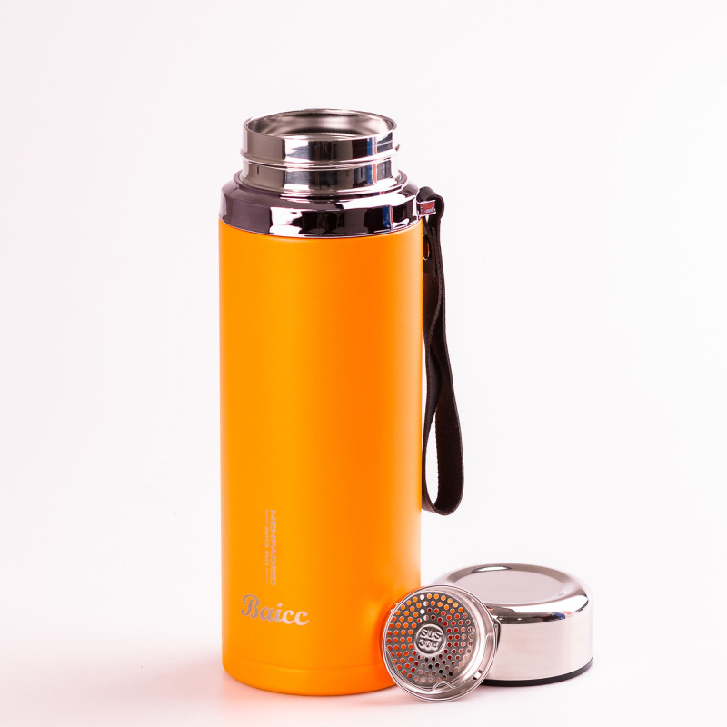 Термос із нержавіючої сталі з ремінцем Baicc 800 мл