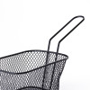 Корзина для фритюрниці з нержавіючої сталі прямокутна 10,5×14,5 см Чорний, Сито
