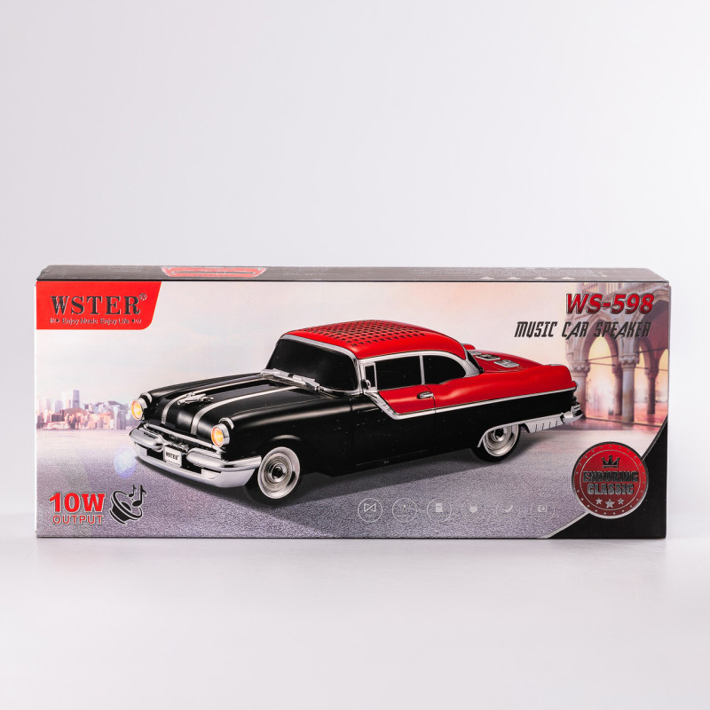 Портативна колонка Bluetooth бездротова у формі машинки 10 Вт потужна