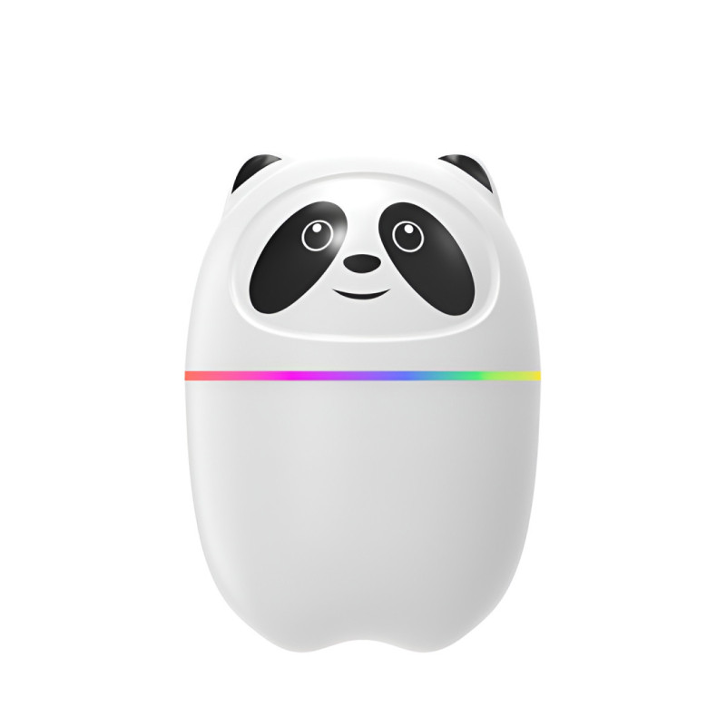 Зволожувач повітря для дому портативний 220 мл у вигляді ведмедика з підсвічуванням Білий
