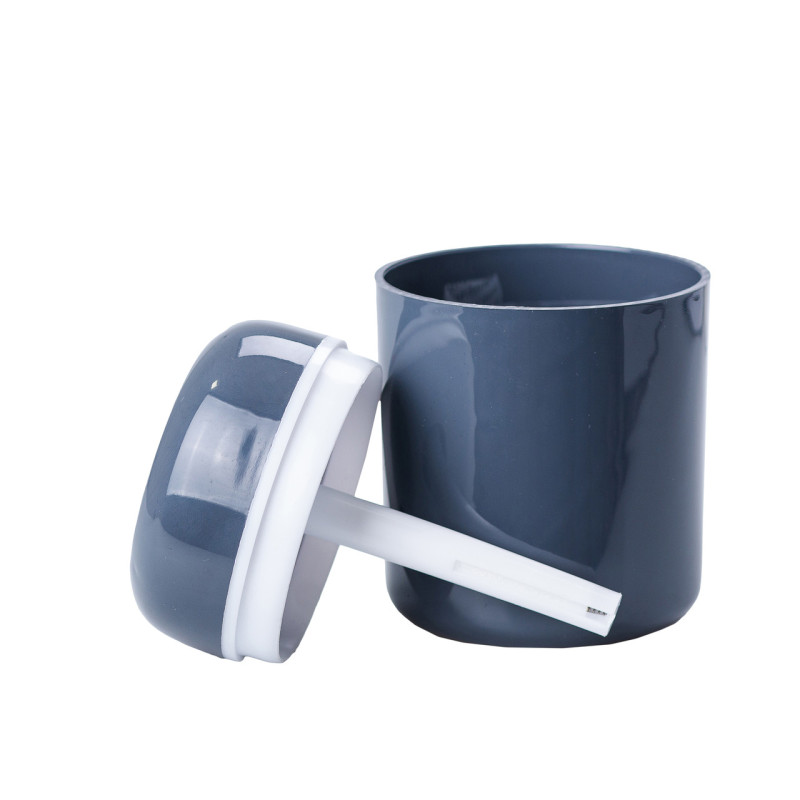 Зволожувач повітря для дому портативний USB 350 мл ароматичний дифузор з підсвічуванням Сірий