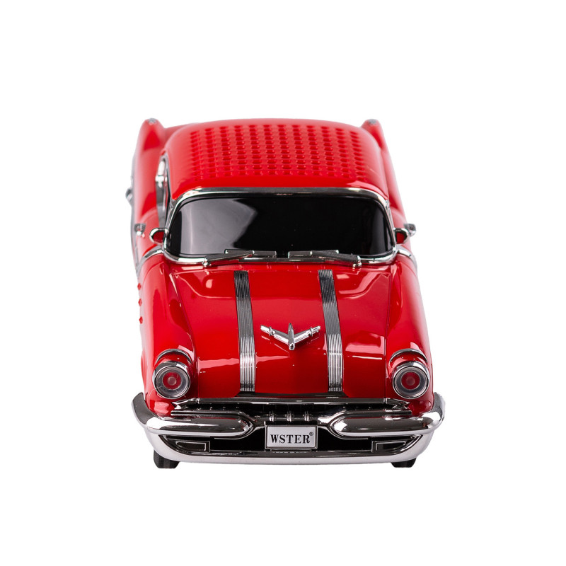 Портативна колонка Bluetooth бездротова у формі машинки 10 Вт потужна Червоний