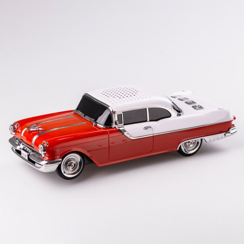 Портативна колонка Bluetooth бездротова у формі машинки 10 Вт потужна Червоно-чорний