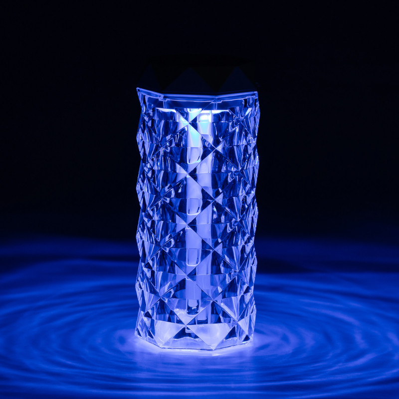 Зволожувач повітря Crystal з лампою для дому портативний USB 400 мл ароматичний дифузор з підсвічуванням