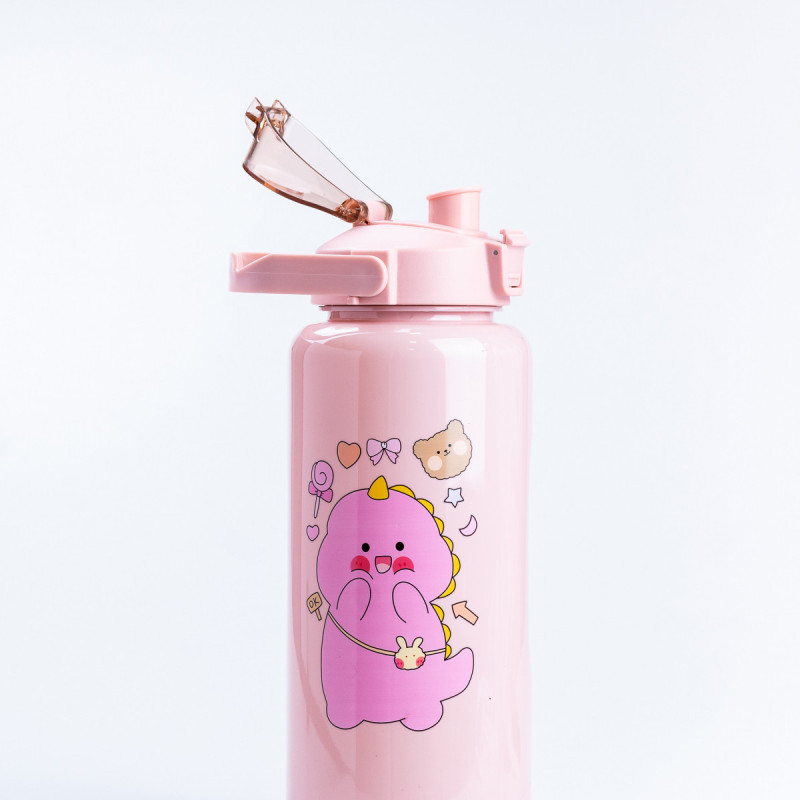 Пляшка для води Дракоша набір 3в1 з дозатором 0.3л 0.7л 2л