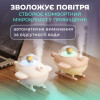 Зволожувач повітря для дому літак портативний USB 220 мл ароматичний дифузор з підсвічуванням Білий